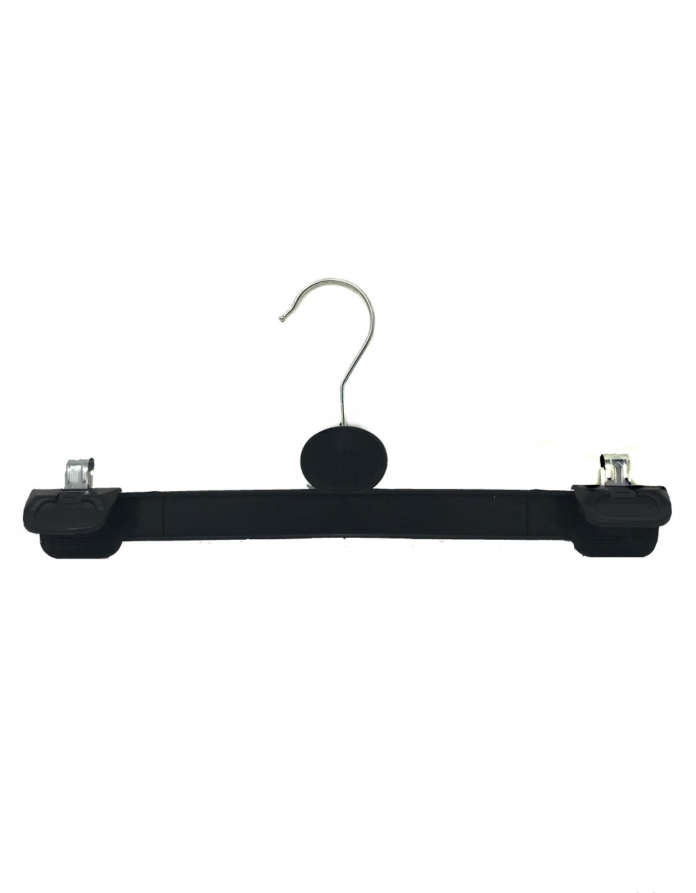 Black Plastic Metal Push Down Clip Hangers - 30cm