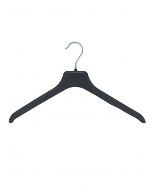 Teenager's Black Plastic Top Hangers - 33cm