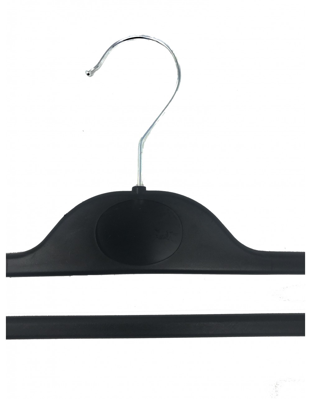 Black Plastic Trouser Hangers with Under Bars  355 cm  Choice of pack  quantity options